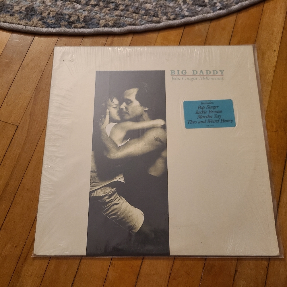 John Cougar Mellencamp Big Daddy vintage vinyl record pristine condition
